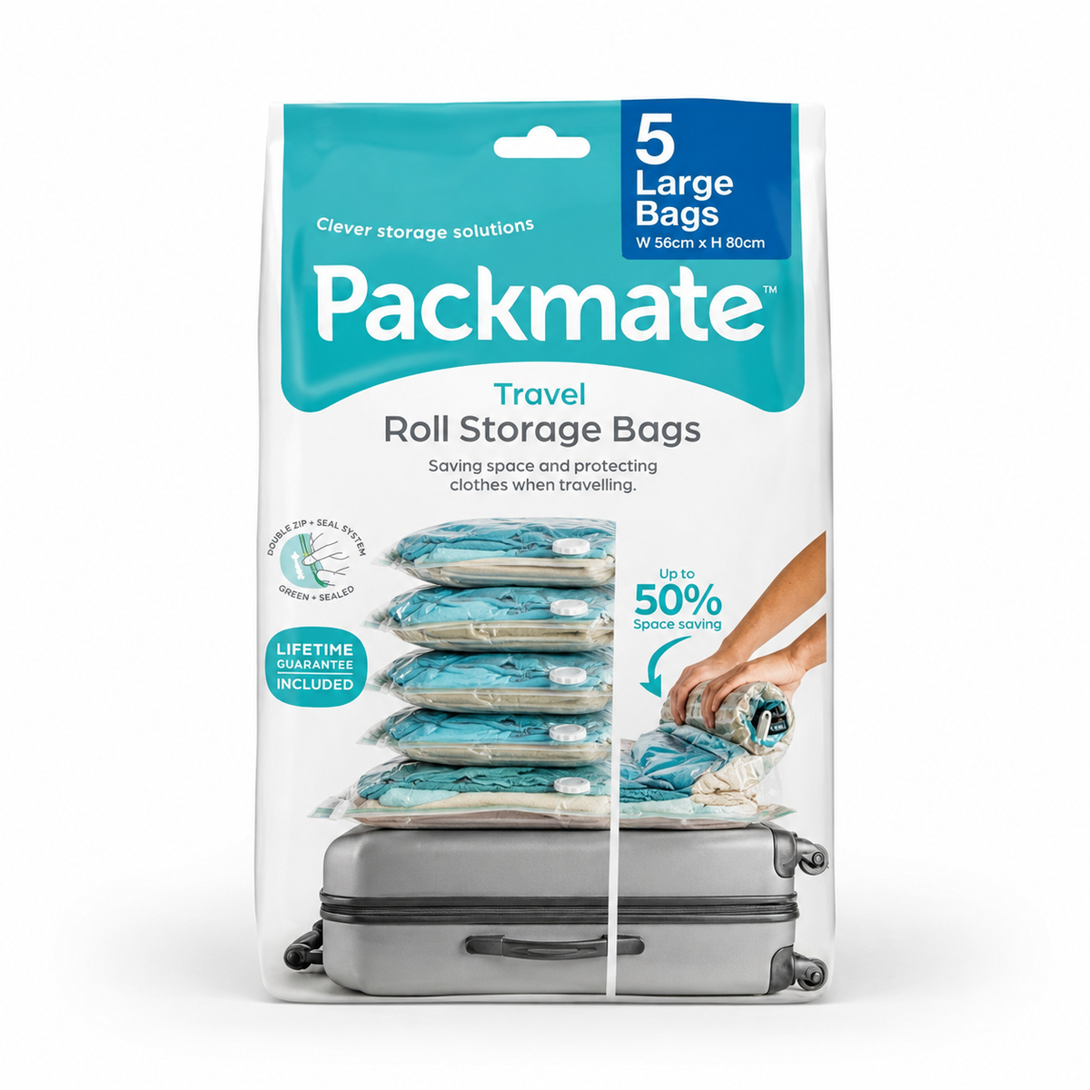 Packmate™ 5pc vaccum storage Bags