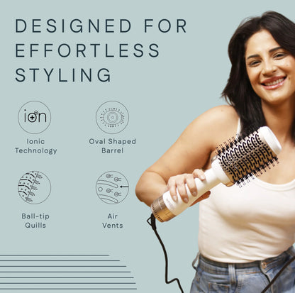 Electric Hot Comb Hair Dryer - Velora ™