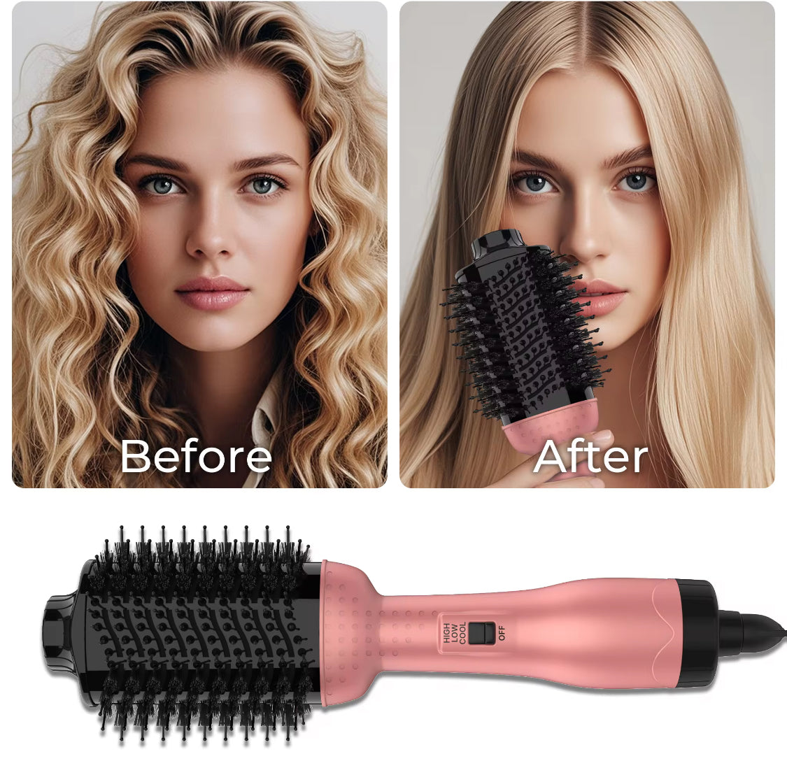 Electric Hot Comb Hair Dryer - Velora ™